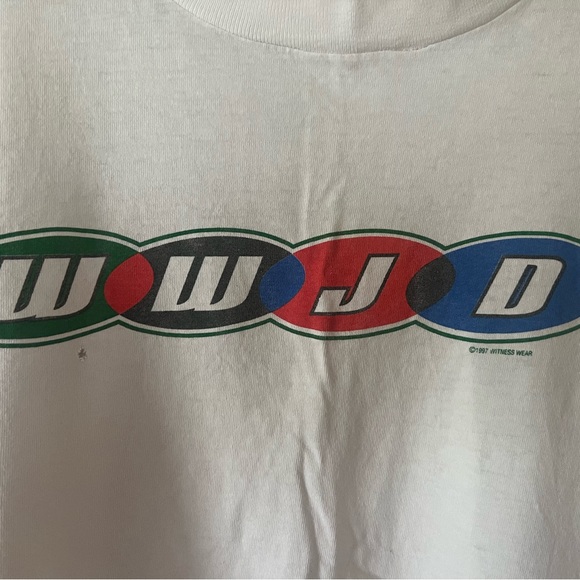 1997 WWJD Witness Wear T-Shirt - Picture 2 of 8
